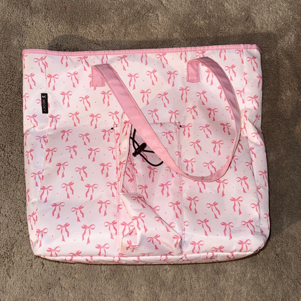 Meoky Tote Bag With Tumbler Holder